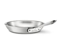 All-Clad D5 5-Ply Brushed Stainless Steel Fry Pan 12 Inch Induction Oven Broiler Safe 600F Pots and Pans, Cookware Silver