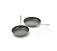 All-Clad E7859064 HA1 Hard Anodized Nonstick Dishwasher Safe PFOA Free 10-Inch & 12-Inch Fry Pan Cookware Set, 2-Piece, Black