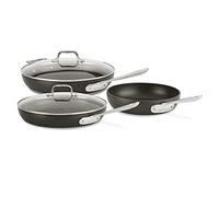 All-Clad E100S563 HA1 Cookware Set, Aluminum, Black