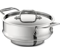 All-Clad Pot All Purpose Steamer with lid, Stainless Steel, Silver, 3 Quart