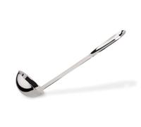 All-Clad T109 Stainless Steel Large Soup Ladle Kitchen Tool, 14.5-Inch, Silver -