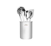 All-Clad TSET1 Stainless Steel Kitchen Tool Set Caddy Included, 6-Piece, Silver