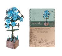 All Components Provided: This 3D flower puzzle includes a complete material