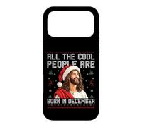 All Cool People In December Jesus Christmas Birthday Case for iPhone 17 Pro Max