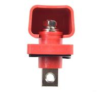 All Copper 120A Lithium Battery Terminal Connector with Flame Retardant PA66 Plastic Shell and Waterproof IP67 Protection for Battery Systems (Red)