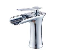 all copper antique waterfall basin faucet, bathroom washbasin, hot and cold water faucet, electroplating