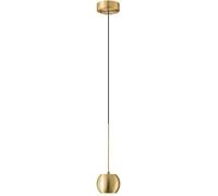 All Copper Bedside MI-NI Chandelier Light Luxury Minimalist LED Single Head Long Line Pendant Light Restaurant Bar Bedroom Decoration,Chandelier
