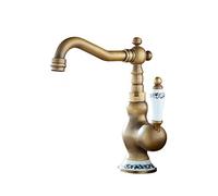 All-Copper European Antique Kitchen Sink Faucet - Elegant Retro Basin Tap Durable & Stylish Design Perfect for Vintage Home & Restaurant Decor