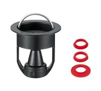 All Copper Floor Drain Core with Magnetic Levitation Seal(black)