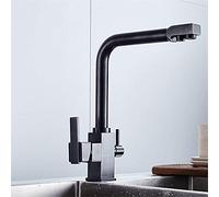 All Copper Kitchen Faucet 3 Way with Filter Pure Water Faucet Hot Water Mixer Faucet Multifunctional Wash Vegetable Basin Water Purifier Direct Drinking Faucet,Fang Qian Gu