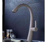 All Copper Kitchen Faucet, Stone Like Quartz Stone Belt Pulls Out Spray Head, Kitchen Faucet Kitchen Sink Faucet Wash Dishes, Wash Bowl, Swivel Faucet Hot Water Mixer Mixer Faucet.