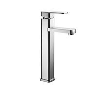 All Copper Raised Basin Faucet Brushed Gold Matte Black hot and Cold Water Basin Bathroom Faucet Square, a high Black