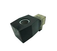 All Copper Square Waterproof Plastic Coil Water Valve Solenoid Valve Coil AB410 Inner Hole 16mm High 40mm(AC110V)