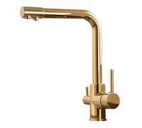 All-Copper Three-in-one Water Purifier Kitchen hot and Cold Washing Basin Sink Faucet, Titanium Model
