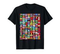 All Countries Flags Of The World 287 Flag International T-Shirt