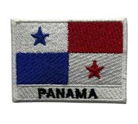 All Country Flag Patch with Name - 7×5 cm Embroidered Iron-On/Sew-On National Badge for Jackets, Backpacks, Caps, Bag and Clothing (Panama)