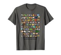All Creatures Great and Small The Lord God Made Them All Tee T-Shirt, Men, Asphalt Grey, Medium