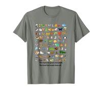 All Creatures Great and Small The Lord God Made Them All Tee T-Shirt, Men, Olive Heather, XX-Large