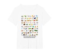 All Creatures Great and Small The Lord God Made Them All Tee T-Shirt, Women's Plus, White, 3X