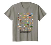 All Creatures Great and Small The Lord God Made Them All Tee T-Shirt, Youth, Slate Grey, 2T
