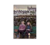 All Creatures Great And SmallArt Decoration Painting Waterproof And Stain Resistant, Living Room Study Coffee Shop Wall Painting Free Installation Easy to Clean Preferred Gift Giving OptionUnframe-sty
