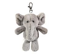 All Creatures Hazel the Elephant Cuddly Toy Keyring/Keychain Small Size (17cm) - Official Collection