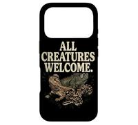 All Creatures Welcome Bright Positive Text Unity Inspired Case for iPhone 17 Pro