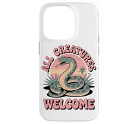 All Creatures Welcome Colorful Unity Message Inspired Art Case for iPhone 14 Pro