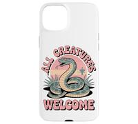 All Creatures Welcome Colorful Unity Message Inspired Art Case for iPhone 15 Plus