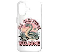 All Creatures Welcome Colorful Unity Message Inspired Art Case for iPhone 17