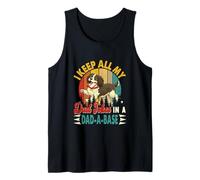 All Dad Jokes in A Dad-A-Base Cute English Springer Spaniel Tank Top