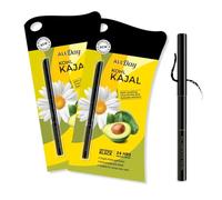 All Day Kohl Eye Pencil | Jet Black, 0.30g (Pack of 2) | 24Hr Long-Stay | Smudge-Proof & Waterproof Eye Makeup | Deep Matte Finish | Halal Certified & Vegan