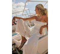 All Day Linen Pant Set by free-est at Free People in Clean Ivory, Size: Large - female