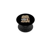 All Day Sunday School One Refill Stays Faithful PopSockets Adhesive PopGrip