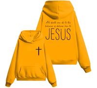 All Death Can Do To The Believer Is Deliver Him To Jesus Hoodie Turning Point Sweatshirt Unisex Shirt Yellow