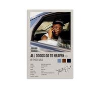 ALL DOGGS GO TO HEAVEN BY THATO SAUL Poster; Room Aesthetics, Canvas Oil Painting, Album/movie Poster Hanging Picture