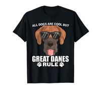 All Dogs Are Cool But Great Danes Rule Funny Dog Mom Dad T-Shirt