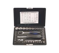 ALL DRIVE 1/4 DRIVE SOCKET SET METRIC AF TORX SPLINE SOCKETS MIXED TS3