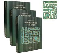 All-Edge Jigsaw Challenge - Every Piece is a Challenge, Edge Piece Puzzle Summer Day on The River Edgepiece Puzzles, Unique Puzzle for Adults, Fun and Challenging, for Family Time (3PC)