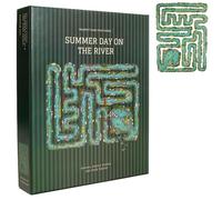All-Edge Jigsaw Challenge - Every Piece is a Challenge, Edge Piece Puzzle Summer Day on The River Edgepiece Puzzles, Unique Puzzle for Adults, Fun and Challenging, for Family Time (1PC)