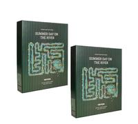 All-Edge Jigsaw Challenge - Every Piece Is a Challenge, Summer Day on the River All, 501 Piece Edge Puzzle Kit, Premium Quality Edge Unique River Themed (2pcs)