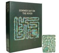 All-Edge Jigsaw Challenge - Every Piece is a Challenge, Summer Day on The River All-Edge Jigsaw, Unique River Themed for Family Time Rela (Green)