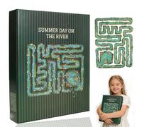 All-Edge Jigsaw Challenge - Every Piece Is a Challenge, Summer Day on The River Edge Piece Puzzle, 501-Pieces Majority-Edges Puzzle, for Family Time Relax Every Pieces Challenges (#1pc)