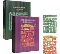 All-Edge Jigsaw Challenge - Every Piece Is a Challenge, Summer Day On The River Puzzle, 438 Out of 501 Puzzles Pieces are Edge Puzzles, 25 * 18in After Assembly (Mix-2 set)