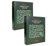 All-Edge Jigsaw Challenge - Summer Day on the River, 501-Piece Edge Puzzle Kit, High Difficulty, Unique River-Themed Puzzle for Family Time and Relaxation Every Pieces Challenges(2pcs)