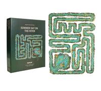 All-Edge Jigsaw Puzzle 501 Pieces, Summer Day on The River All-Edge Jigsaw Challenge, High Difficulty Brain Teaser Puzzles for Family Time Relax and Challenging Game