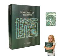 All Edge Puzzle - Summer Day on The River Puzzle, 501 Piece Edge Puzzles, New Fun and Challenging Game for Family Time (Style 1)