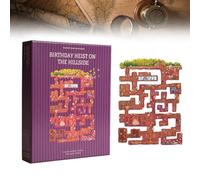 All Edges Puzzle, Summer Day on the River Edge Piece Puzzle, All-Edge Jigsaw Challenge, 501-Piece Majority-Edge, High Difficulty Puzzles, Family Time Game for Adults and Kids