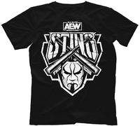 All Elite Wrestling Sting Justice Men T-Shirt Size 3XL Black