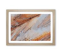 All Eternity in Abstract Framed Print | A2 Oak Framed Wall Art | Ready to Hang | Abstract Fantasy Picture | Living Room Bedroom Lounge Office